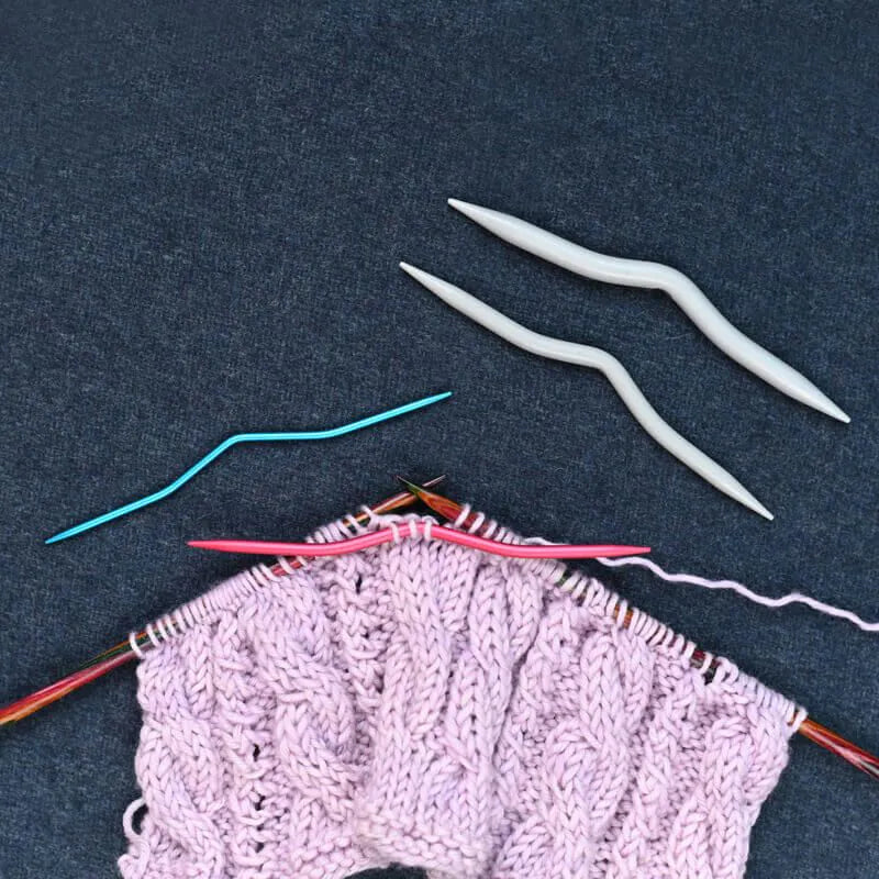 Aiguilles à torsades en aluminium pour tricot KnitPro