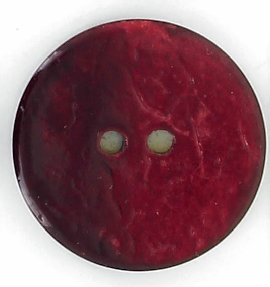 Boutons 2 Trous en Noix de Coco Teintée – 18 mm, 22 mm, 30 mm, 40 mm