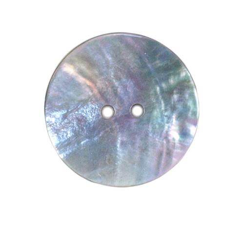 Boutons 27 mm : 2 Trous, Nacré, style minimaliste