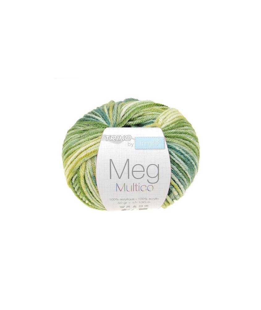 Fil à tricoter Meg Multico – Doux & Résistant – 50g - 130 m