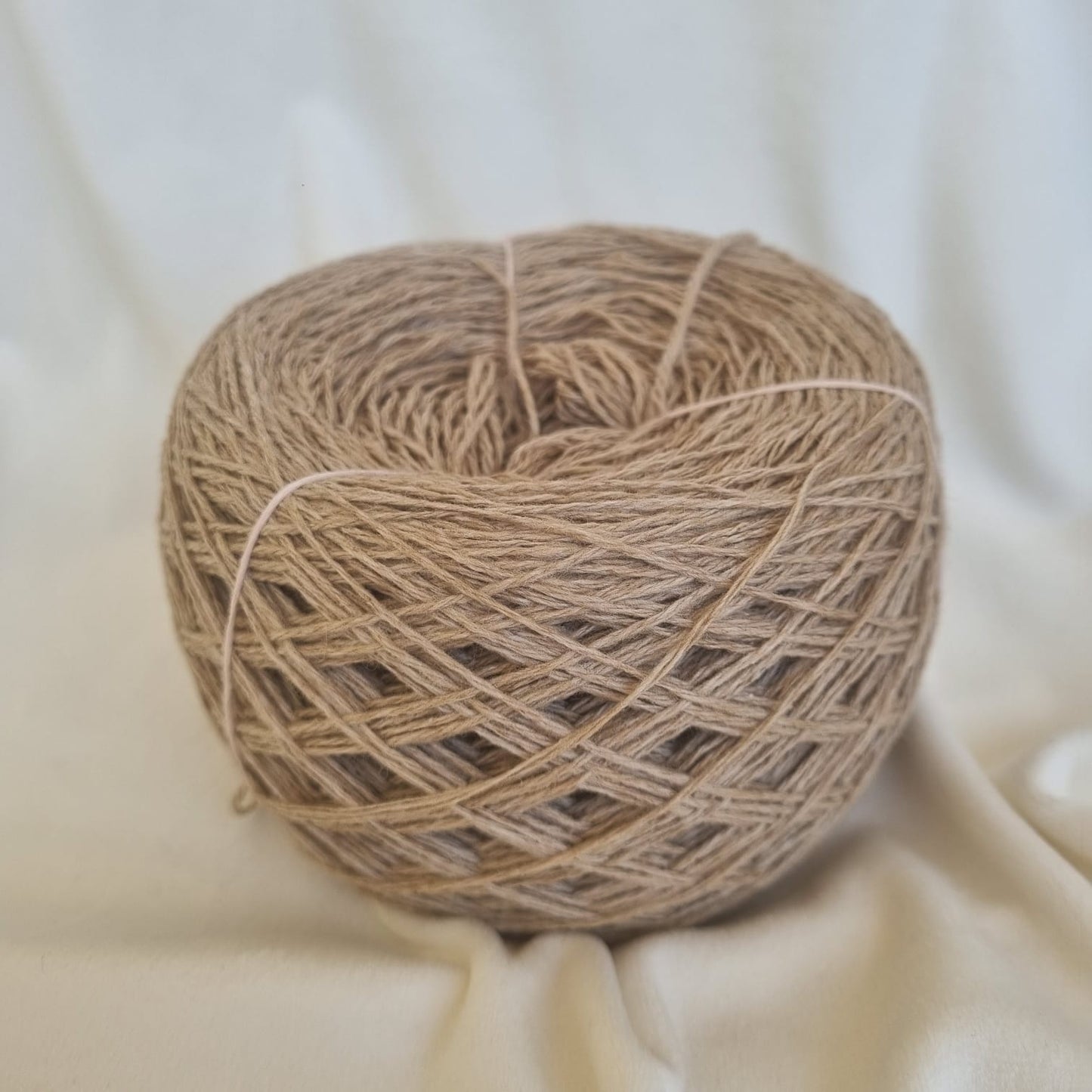 Fil "Himalaya " – Yak, Laine, Cachemire & Soie – couleur beige- 125g