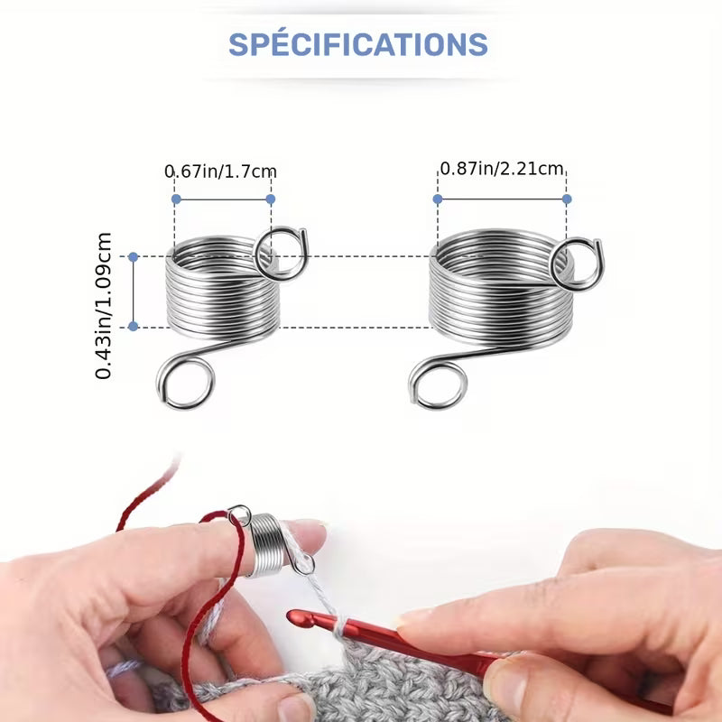 Anneau guide-fil pour tricot – régulateur de tension – accessoire tricot et jacquard