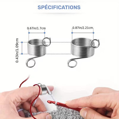 Anneau guide-fil pour tricot – régulateur de tension – accessoire tricot et jacquard