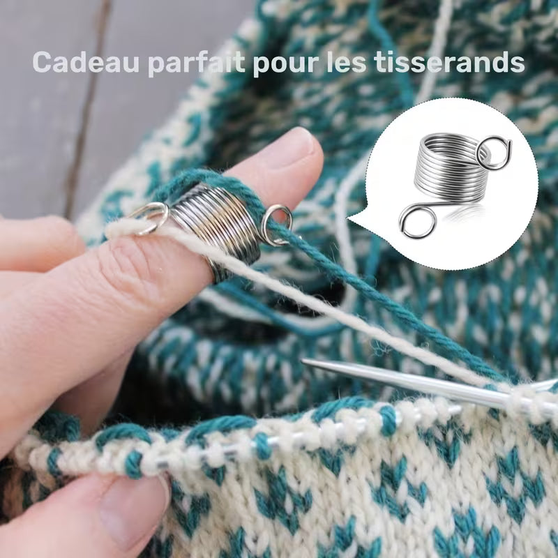Anneau guide-fil pour tricot – régulateur de tension – accessoire tricot et jacquard