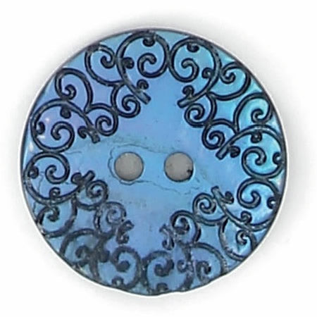 Boutons 2 Trous, Nacré, Gravure Laser Vernie – Tailles 18 mm, 22 mm, 27 mmm, 34 mm