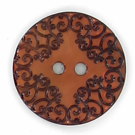 Boutons 2 Trous, Nacré, Gravure Laser Vernie – Tailles 18 mm, 22 mm, 27 mmm, 34 mm