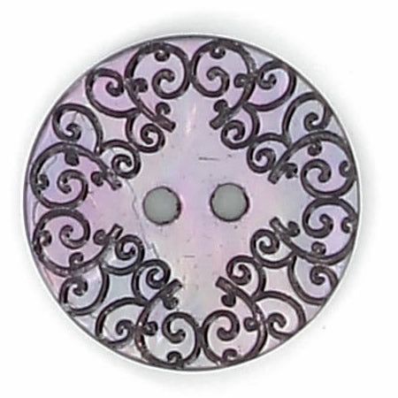 Boutons 2 Trous, Nacré, Gravure Laser Vernie – Tailles 18 mm, 22 mm, 27 mmm, 34 mm