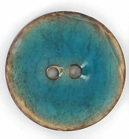 Boutons 2 trous  30 mm 40 mm  Natural Noix de Coco  laqué