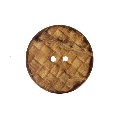 Boutons 40 mm   en Noix de Coco, style vintage, Gravure laser