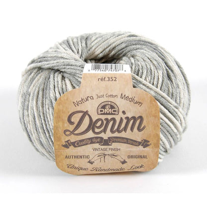 Fil coton pas cher DMC Natura Denim 50g- 75 m – fil coton pour tricot et crochet