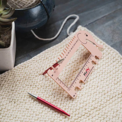 Jauge tricot multifonctions "Éléphant " KnitPro