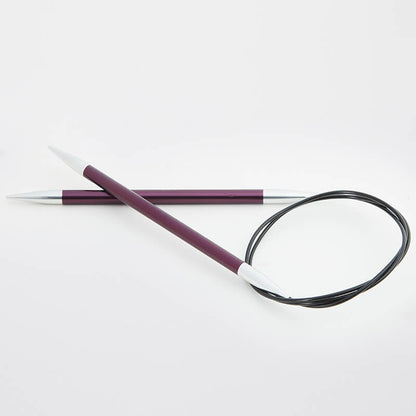 KnitPro Aiguille circulaire fixe Zing (100cm) 
