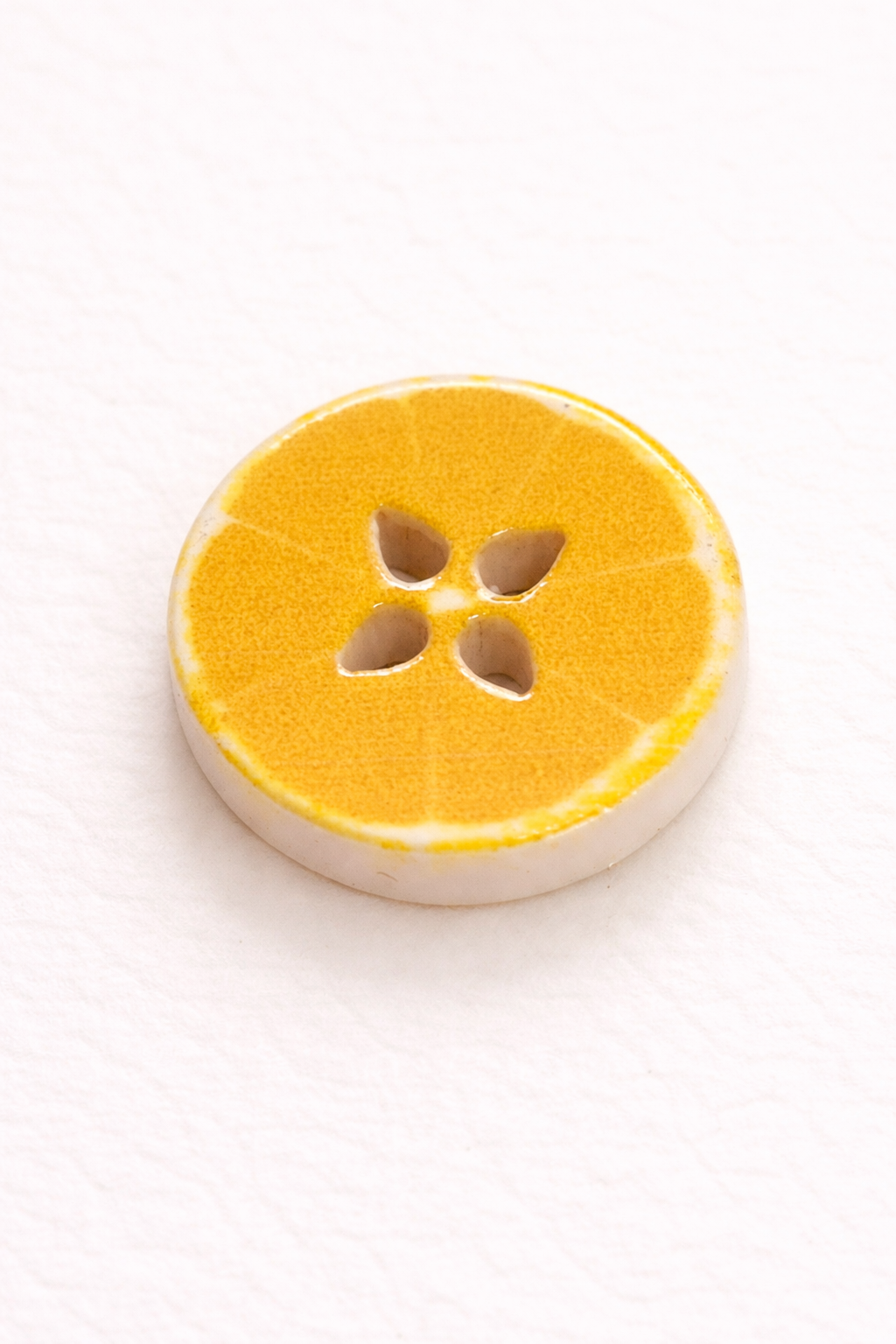 Boutons résine citron 15 mm – boutons originaux jaunes style fruit