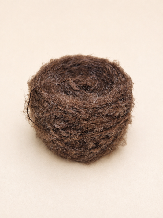 Fil Italien Macumba Elite – Mohair & Laine Mérinos – Doux et Duveteux – 50 g – Noir, Beige ou Marron