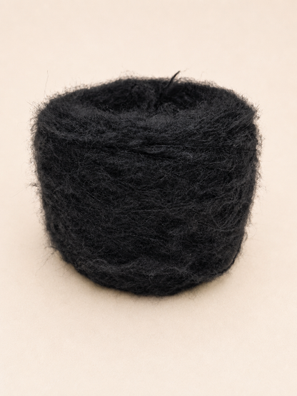 Fil Italien Macumba Elite – Mohair & Laine Mérinos – Doux et Duveteux – 50 g – Noir, Beige ou Marron – image 3