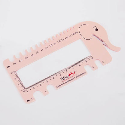 Jauge tricot multifonctions "Éléphant " KnitPro