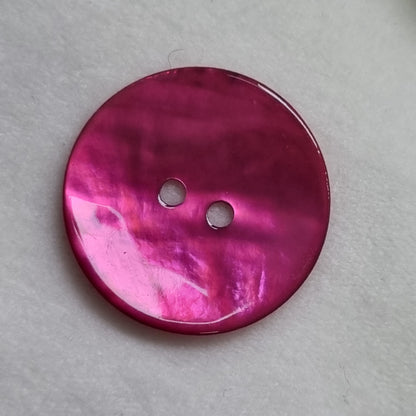 Bouton en Nacre Agoya –  – 2 Trous – 15 mm  18 mm 22 mm 27 mm 35 mm– Brillant et Naturel